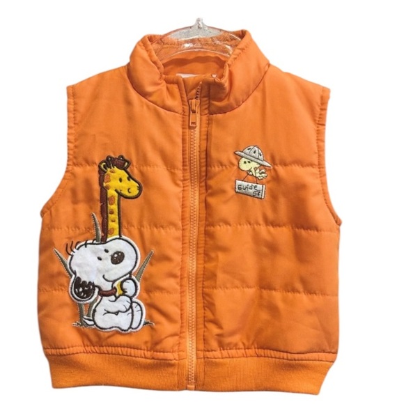 Baby Snoopy Safari Adventures Vest Vintage - Picture 1 of 8